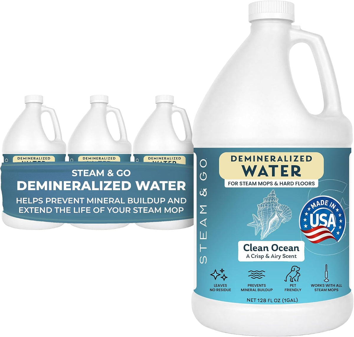 Clean Ocean Demineralized Steam Water