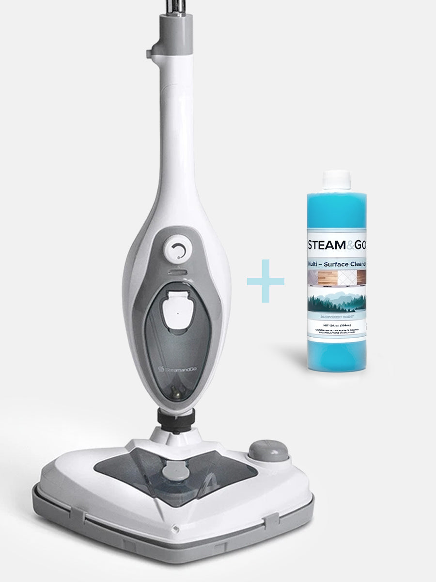 The Housekeeper™ 10-IN-1 Steamer Starter Bundle With Cleaning Solution
