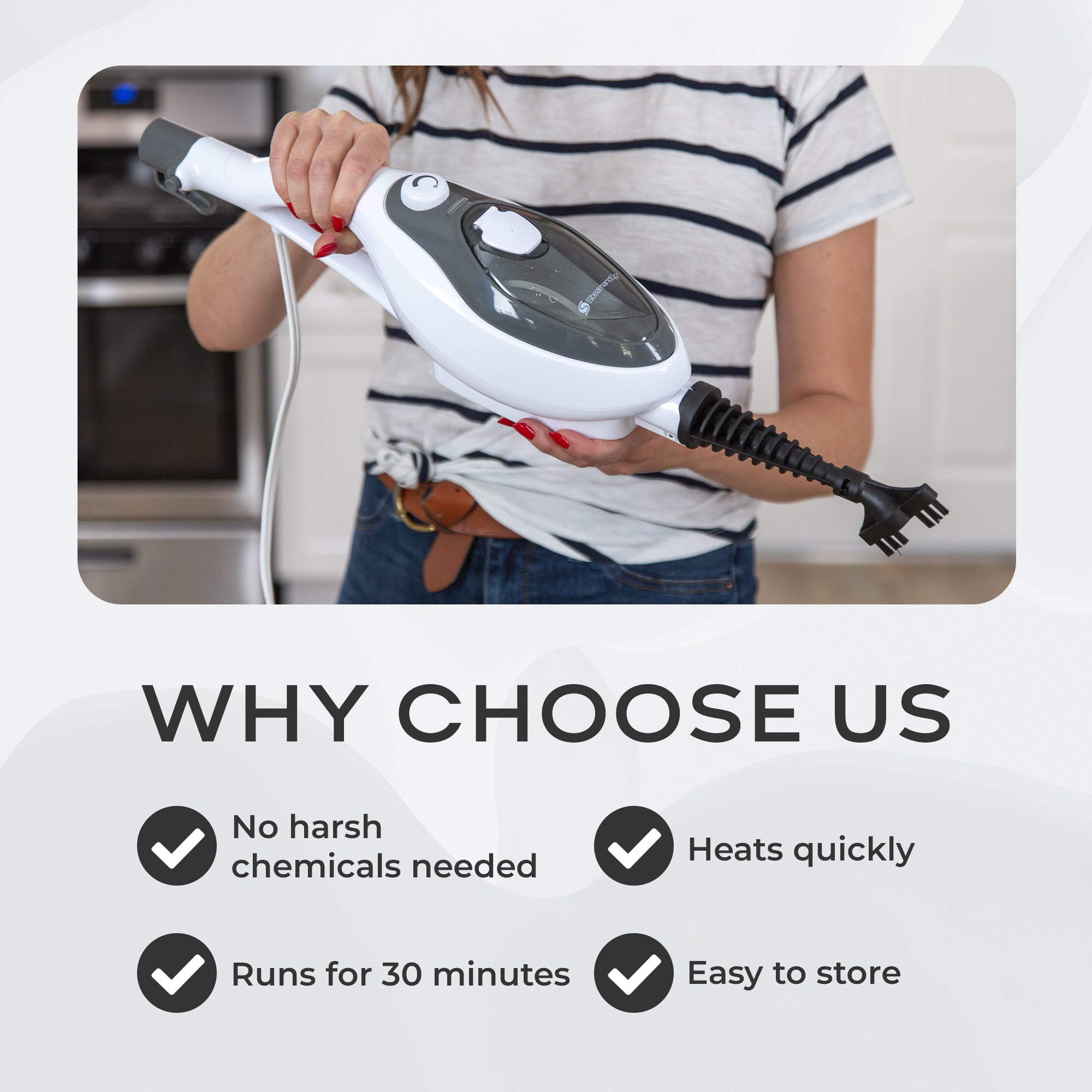 The Housekeeper™ 10-IN-1 ALL-PURPOSE STEAMER