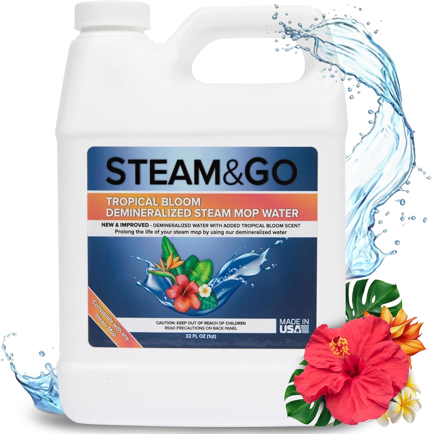 Tropical Bloom Demineralized Water for Steam Mops