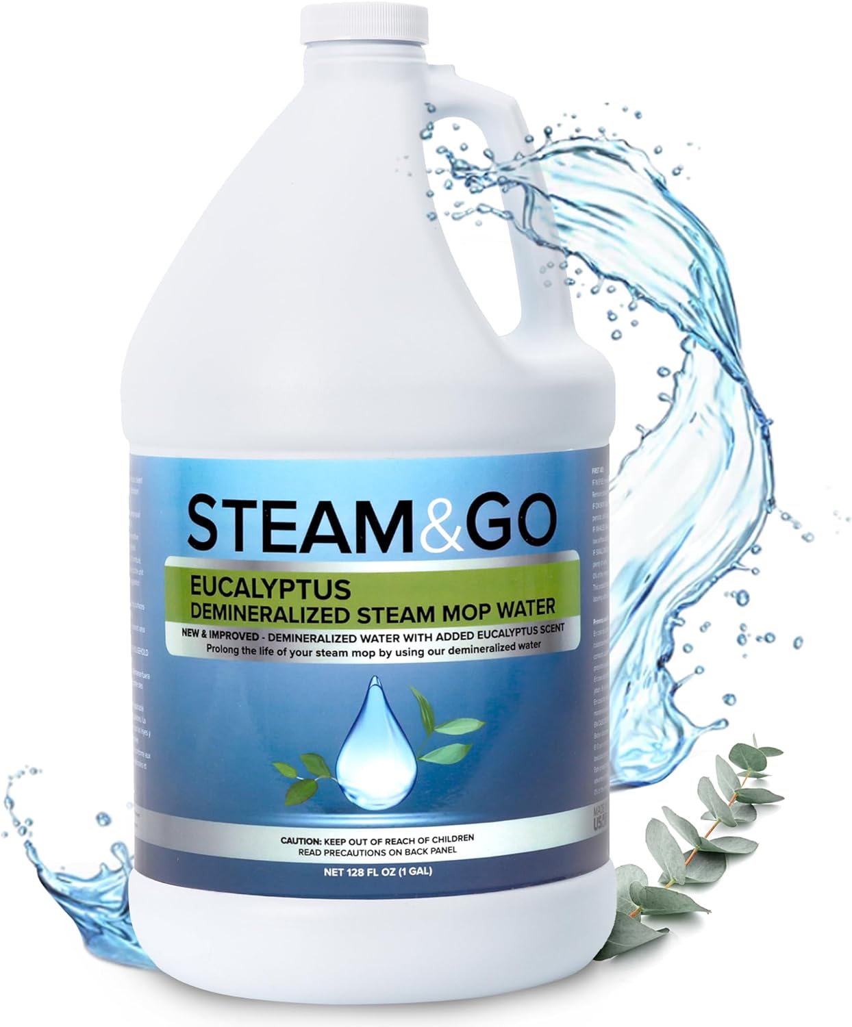 Eucalyptus Mint Demineralized Water for Steam Mops