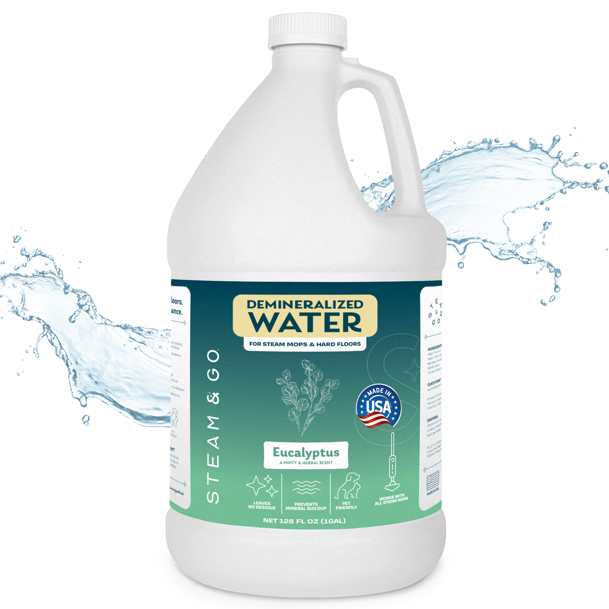 Eucalyptus Mint Demineralized Steam Water