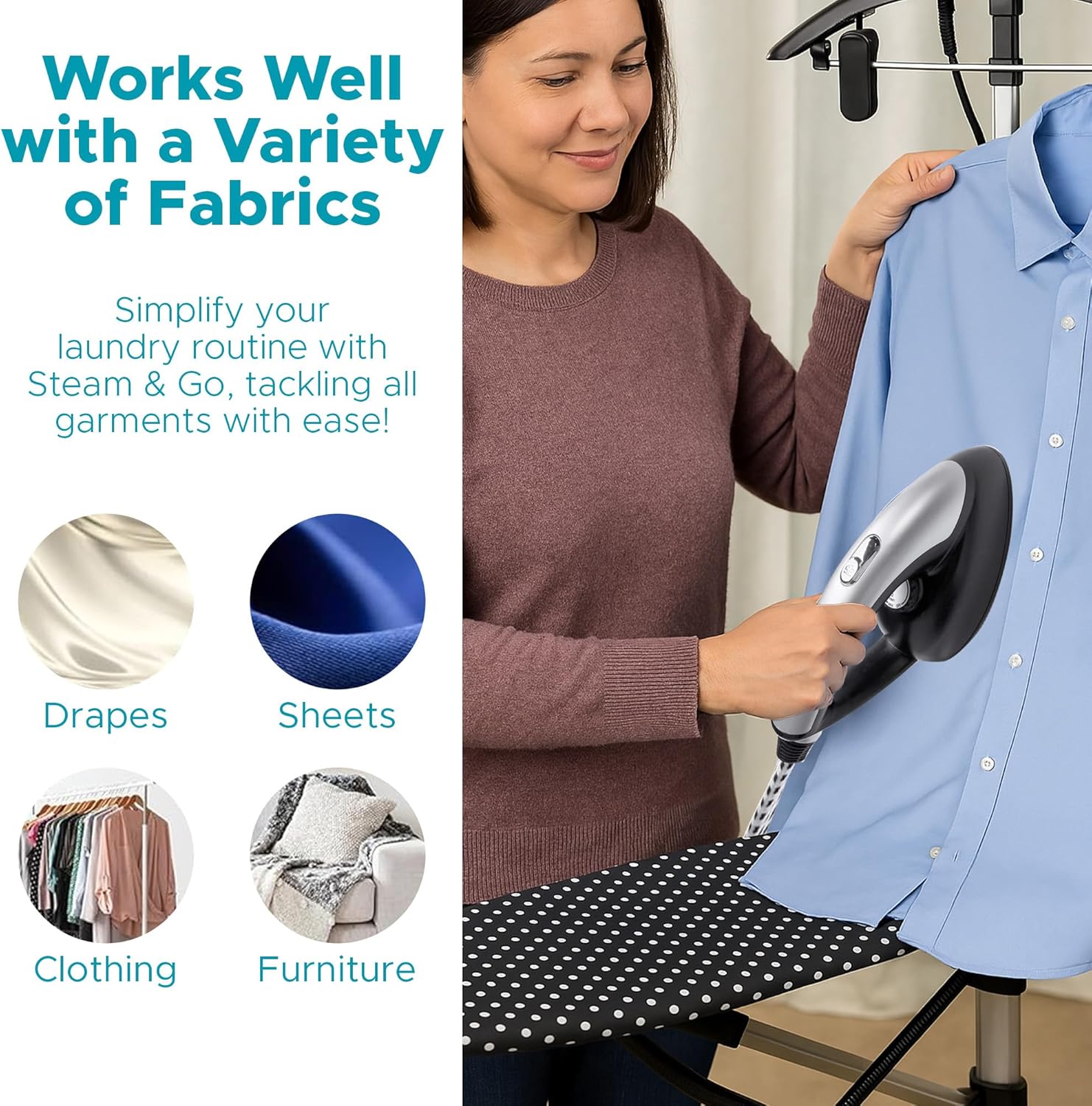 All-In-1 Garment Steamer & Iron