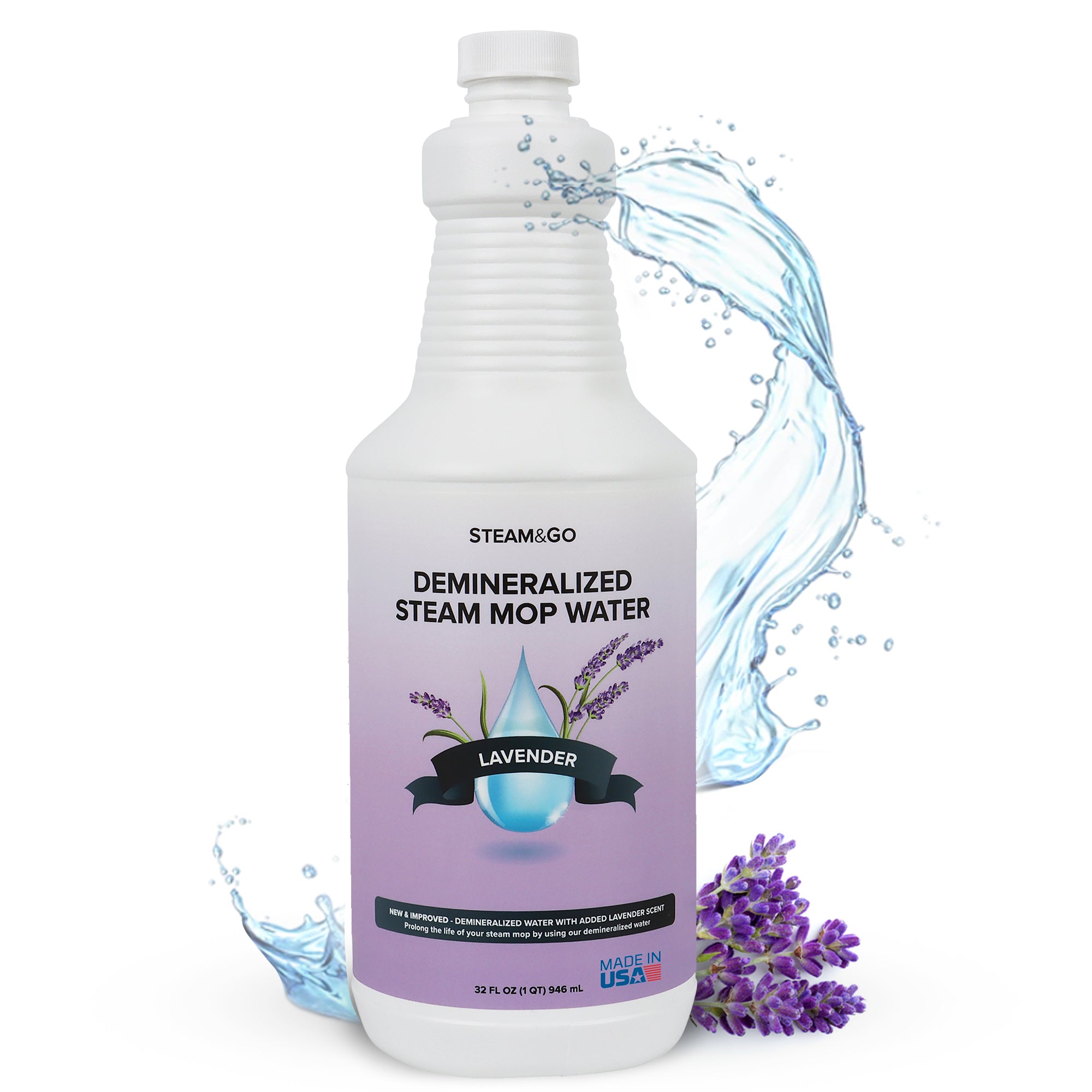 Lavender Demineralized Water for Steam Mops