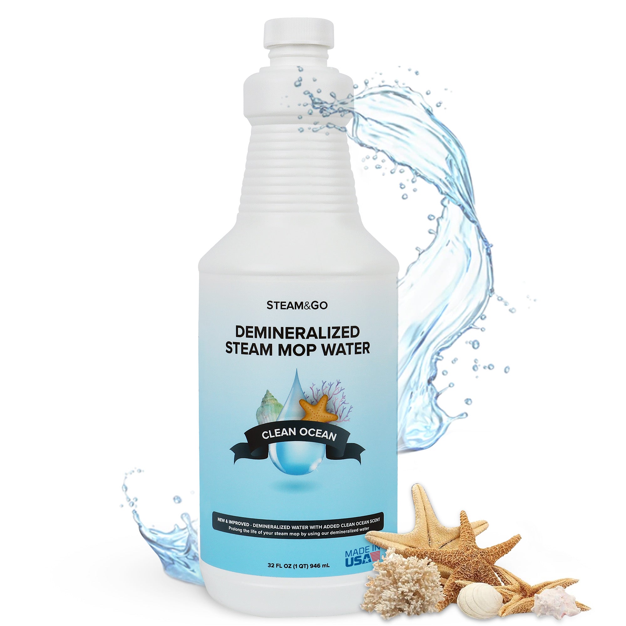 Clean Ocean Demineralized Water for Steam Mops