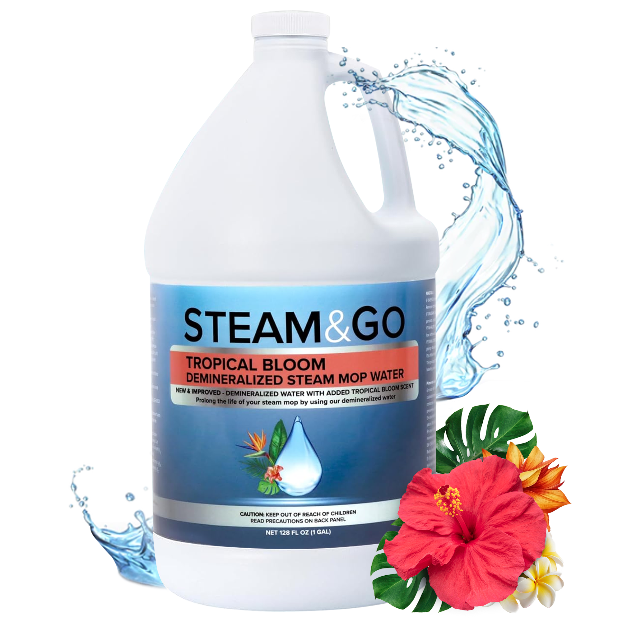 Tropical Bloom Demineralized Water for Steam Mops