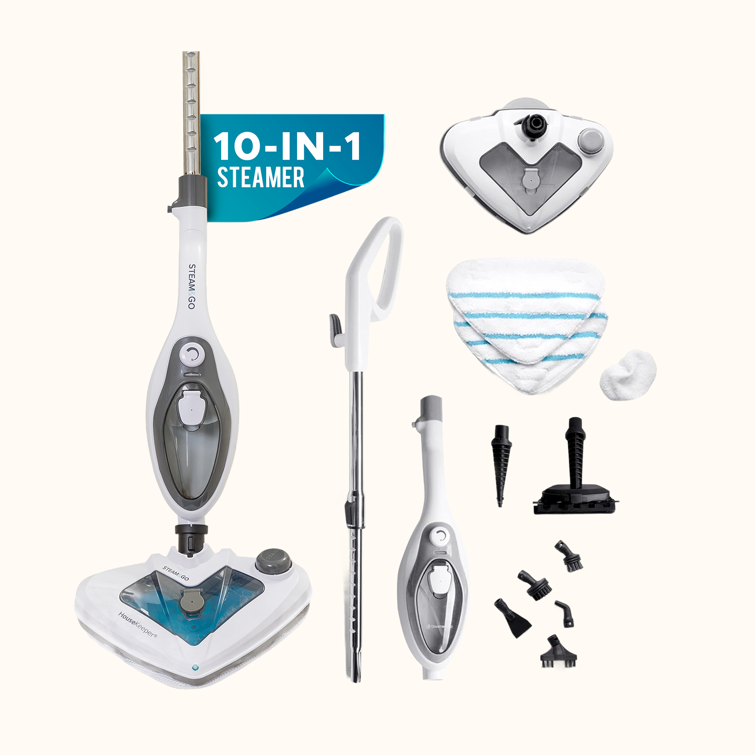 The Housekeeper™ 10-IN-1 ALL-PURPOSE STEAMER