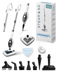 The Housekeeper™ 10-in-1 Steam Mop with Detachable Handheld Cleaner - Image 1