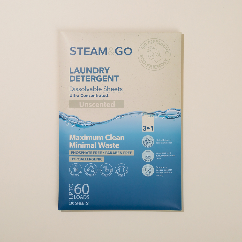 Laundry Sheets - 94% Less Plastic. 100% Clean. - hover