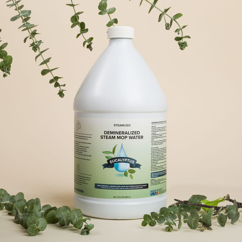 Eucalyptus Mint Demineralized Water for Steam Mops
