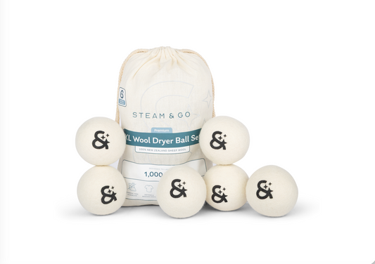 XL Wool Dryer Balls, 6-Pack