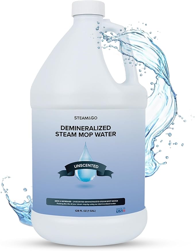 Unscented Demineralized Water for Steam Mops