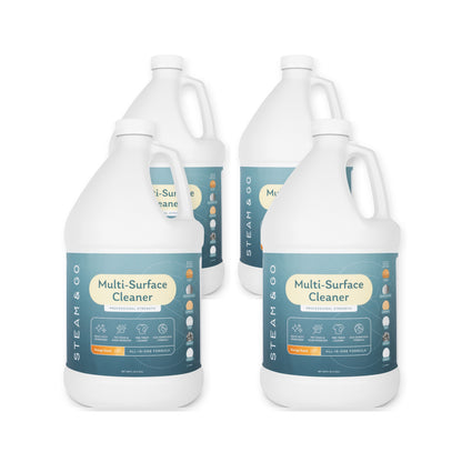 Steam & Go professional strength multi-surface cleaner, 4-pack of 1-gallon refill jugs