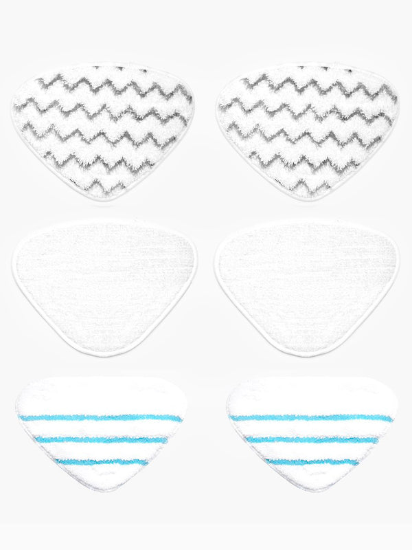 6 Pack Mix & Match Mop Pads Bundle For 8-IN-1 Steam Mop