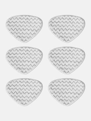 6 Pack Premium Mop Pads With Scrubbing Strips For 8-IN-1 Steam Mop